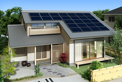 住宅用の太陽光発電システム